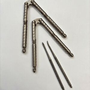 Vintage 1970s Metal Nut Crackers Picks Holiday Crab Seafood Shell Cracker